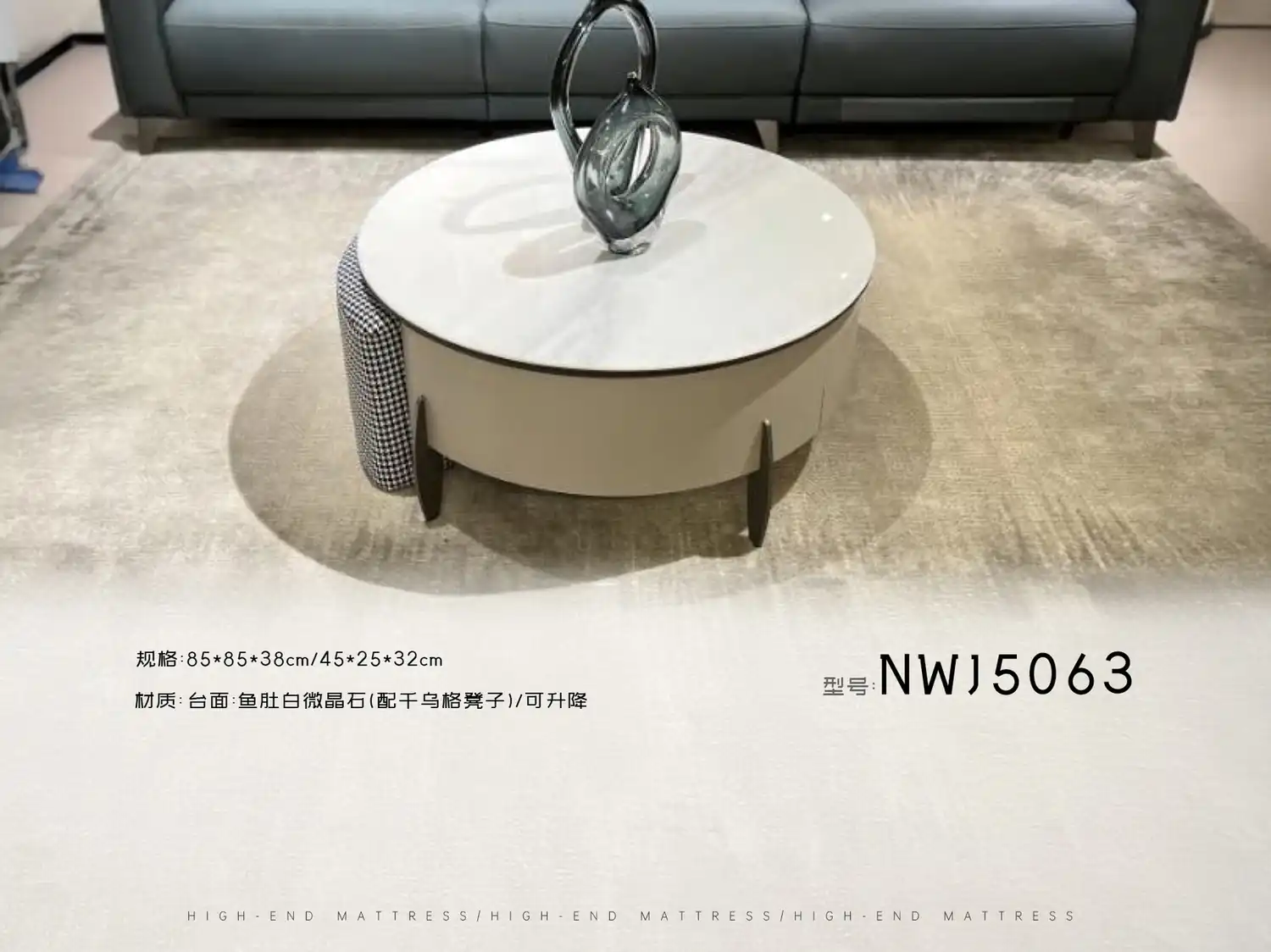 NWJ5063圆茶几 角度图 2