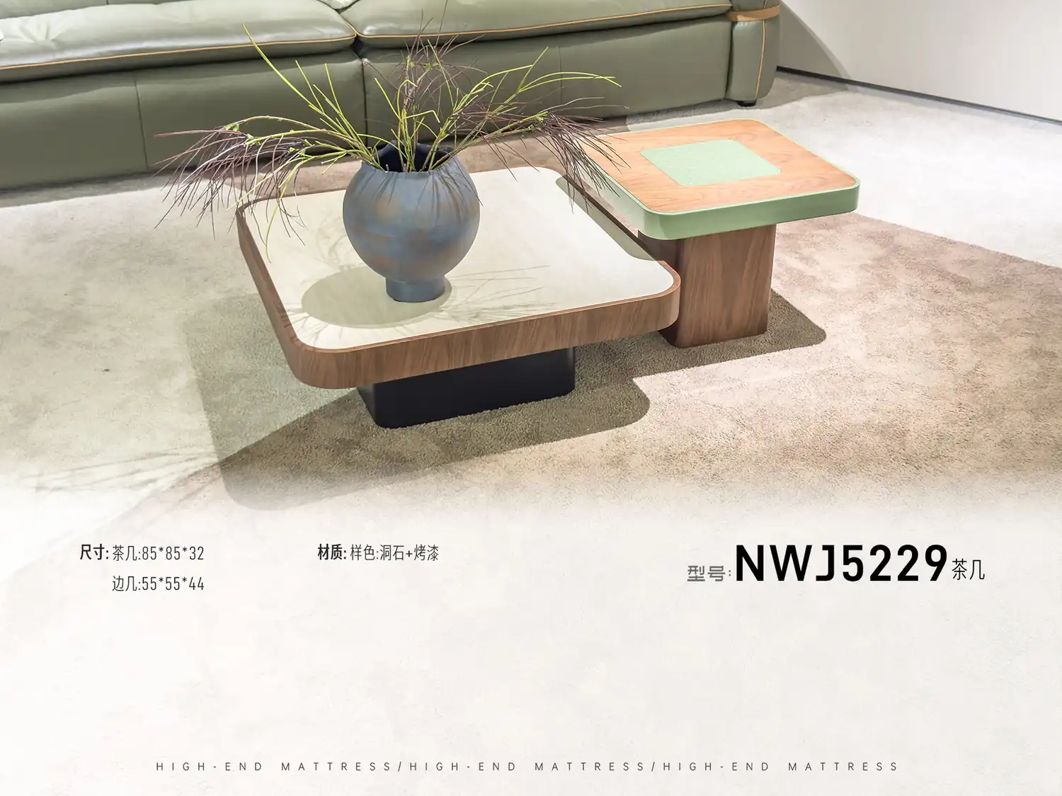 NWJ5229茶几+边几 角度图 2